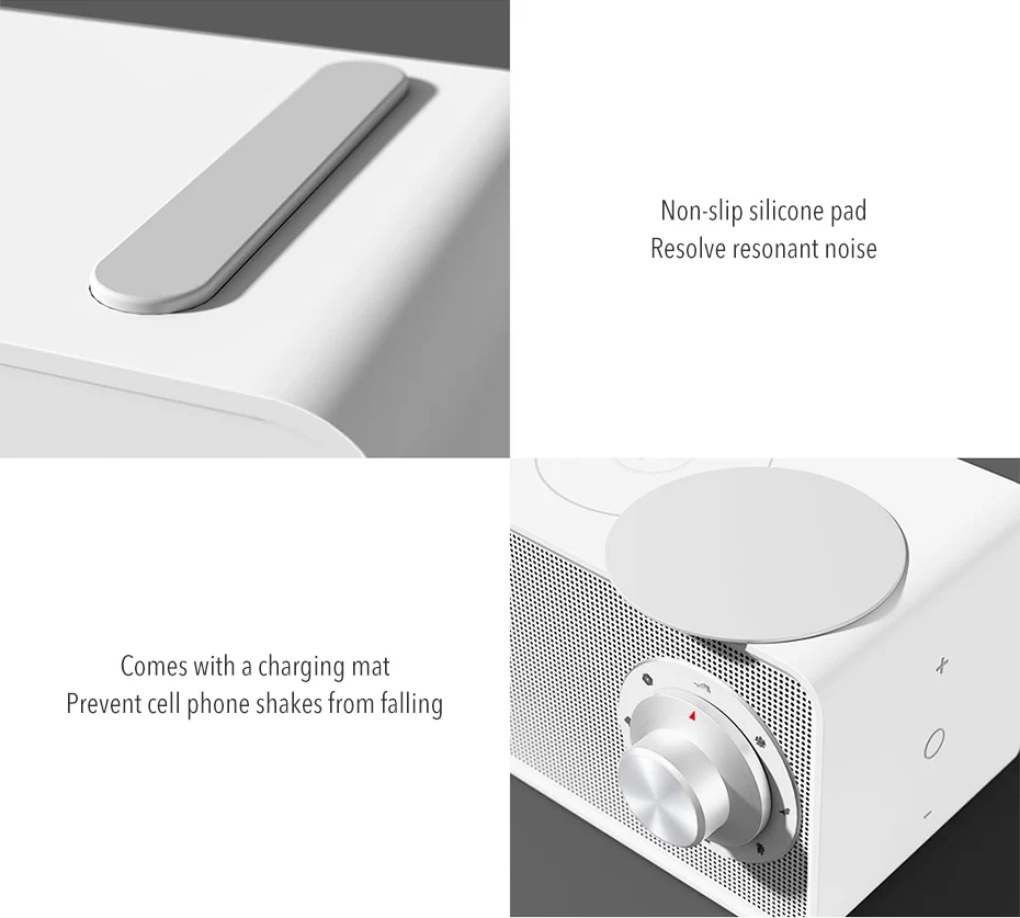 Xiaomi Mijia Qualitell Беспроводное зарядное устройство белый шум динамик Bluetooth 5,0 Быстрая зарядка помощь сна