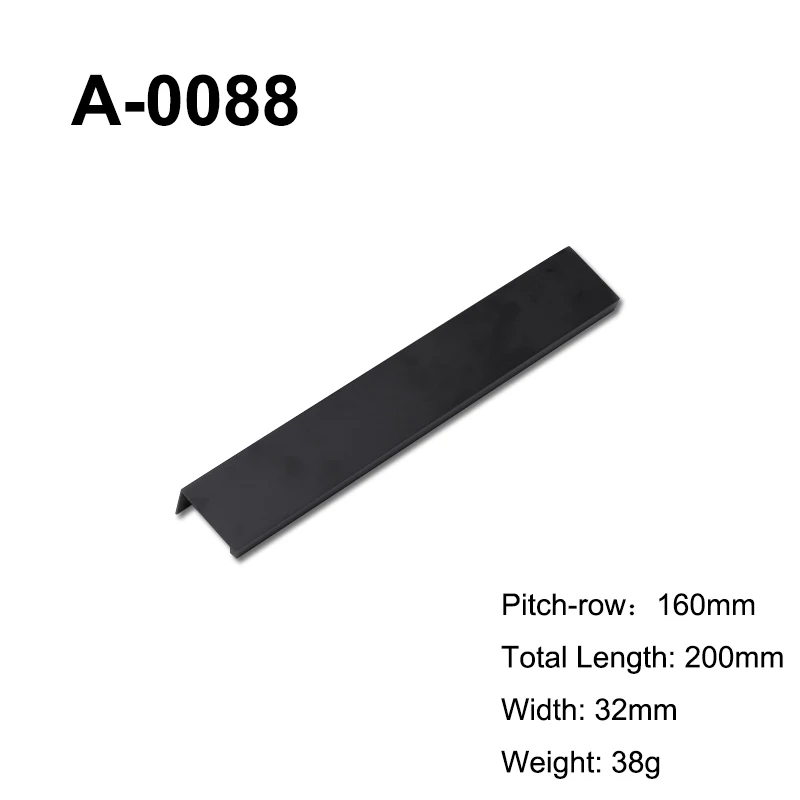 1 шт. скрытая ручка из алюминиевого сплава|Ручки шкафа| |