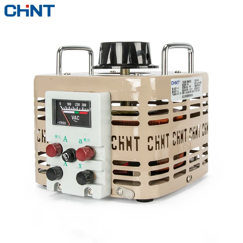 

CHINT Single-phase Voltage Regulator 1000w Input 220v Voltage Regulator TDGC2 1kva Adjustable 0v-250v