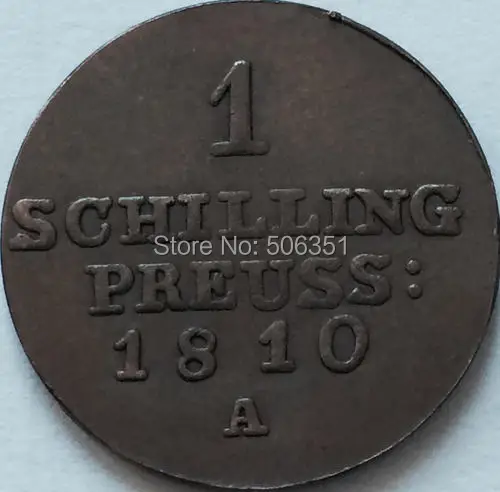 Копии монет на Schilling 1810 1 шт. бесплатная доставка | Дом и сад