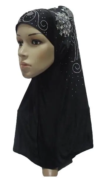 Мусульманский хиджаб Амира исламский женский головной платок цельный шарф шаль