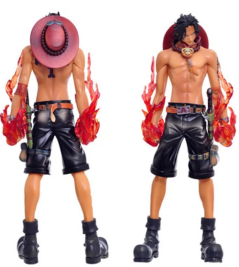 

2 stlyles Бесплатная доставка Аниме One Piece Portgas D Ace Battle Ver. Fire Fist Ace ПВХ фигурка Коллекция Модель игрушки