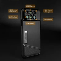 new multi function mobile phone lens cover for iphone x external lens wide angle fisheye macro telephoto special effects lens