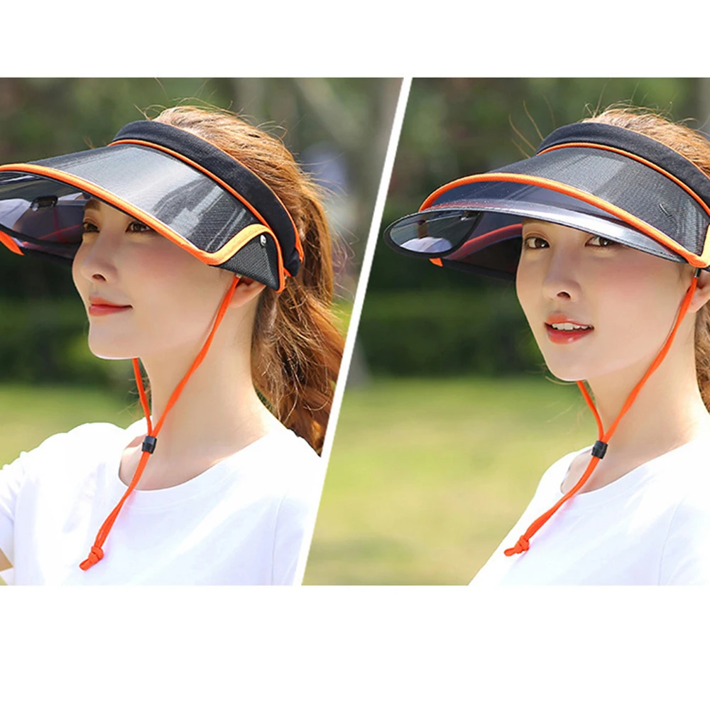 Солнцезащитная шляпа сетчатый красный солнцезащитный козырек Пустой Топ Летний