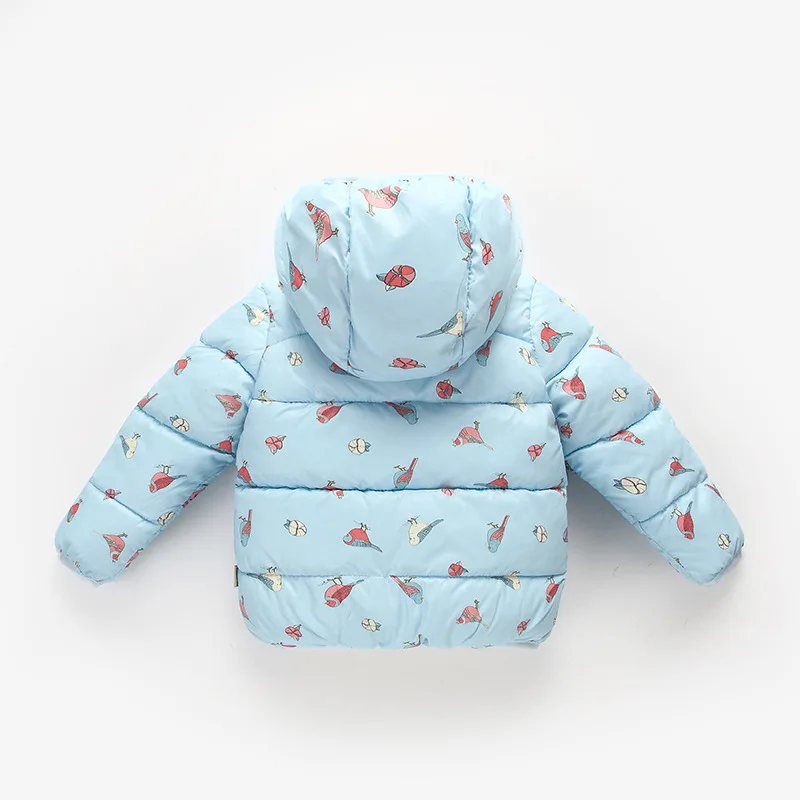 Новое Детское хлопковое пальто на осень и зиму хлопковая короткая утепленная куртка с капюшоном для мальчиков и девочек Лидер продаж