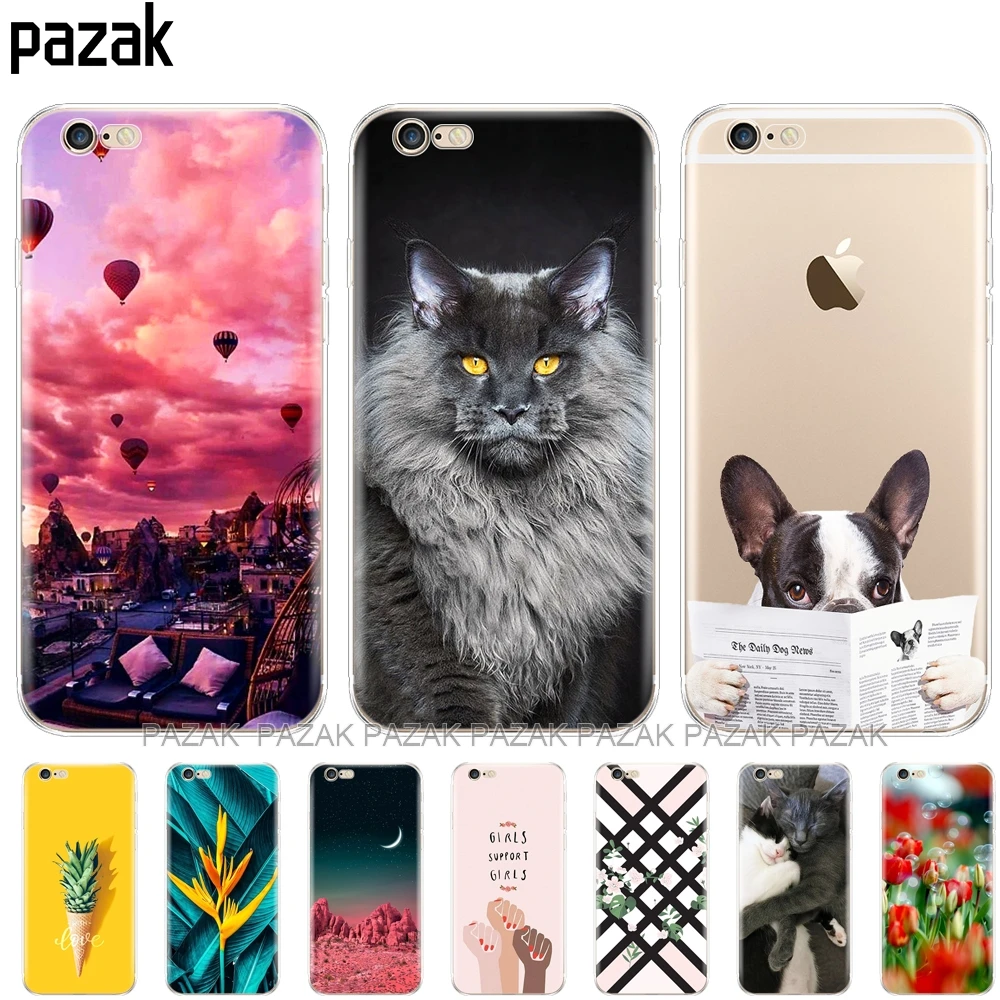 Силиконовый чехол для iPhone 5 5S SE 6 6S 7 8 Plus X 10 чехлы 5|Бамперы| |