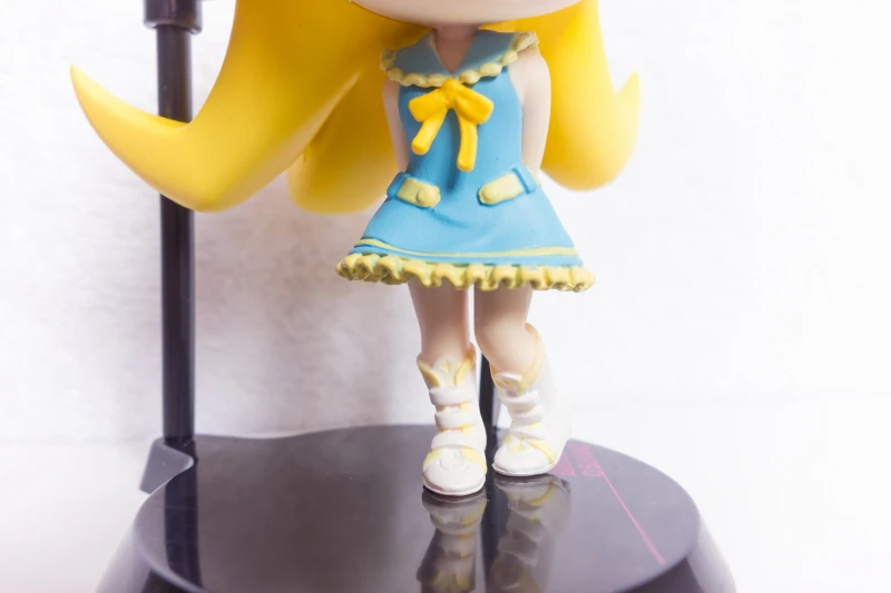 Японская Оригинальная фигурка аниме 10 см кавайная Q version Oshino Shinobu Коллекционная