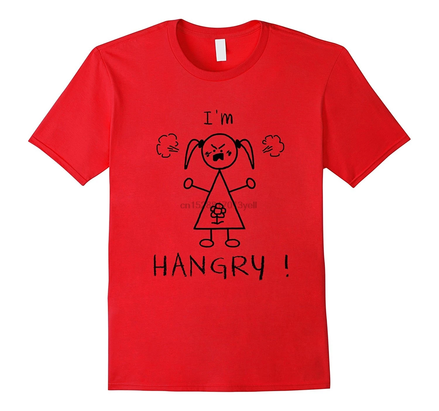 2019 бренд продаж Качество просто я Hangry футболка 100 хлопок разнообразие цветов|Мужские футболки| |