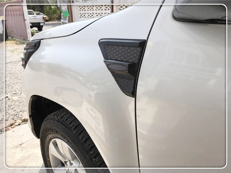 Для Toyota Hilux Revo 2016 2017 2018 Черный Автомобильный светильник из АБС-пластика с