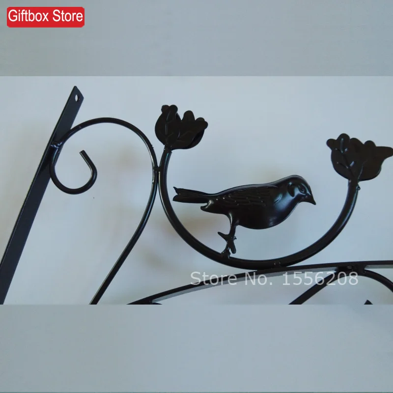 Настенная подвесная полка из кованого железа уличная корзина для балкона