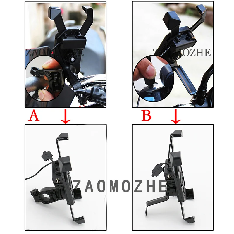Для KTM DUKE 125 200 390 690 мотоциклетное зарядное устройство держатель для телефона 12 В USB