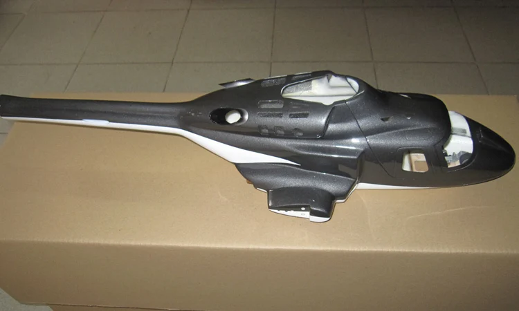 Новая версия airwolf 500 весы Fuselage Bell 222 TREX 500E вертолет с втягивающими и металлическими