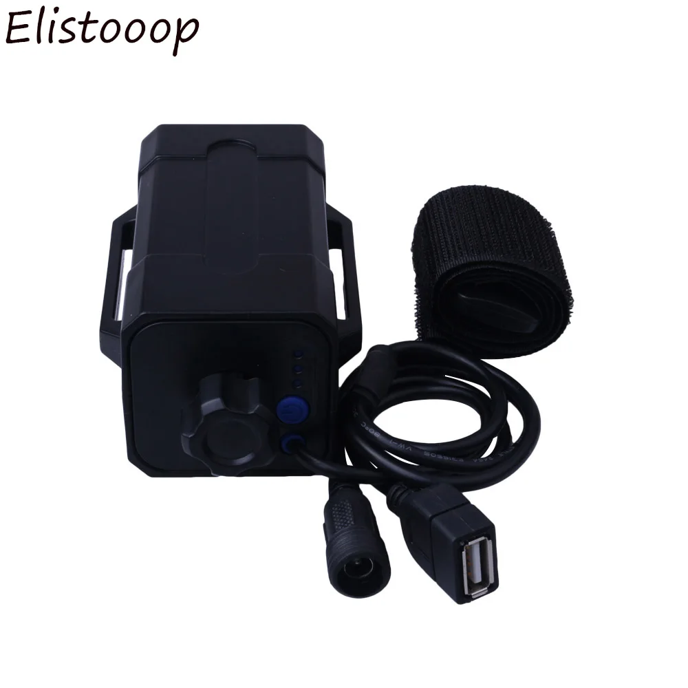 Elistooop 18650 чехол для аккумулятора коробка практичный велосипедный светодиодный