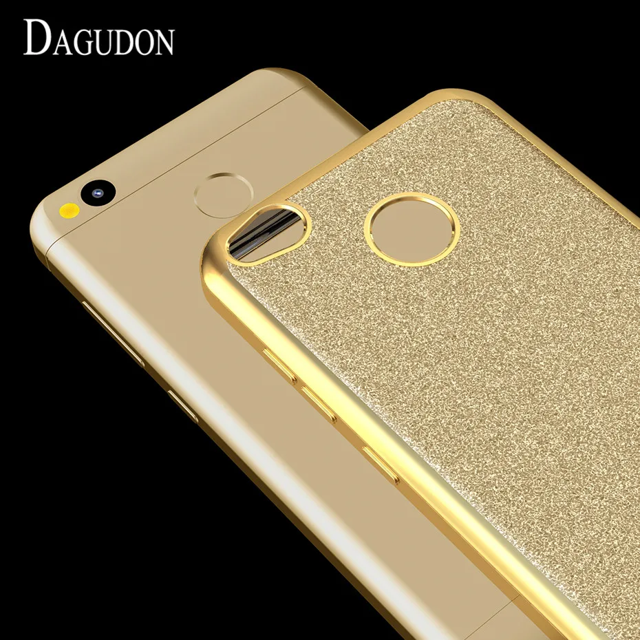 DAGUDON роскошный блестящий чехол для Xiaomi redmi 4X блестящая Обложка ультра тонкий