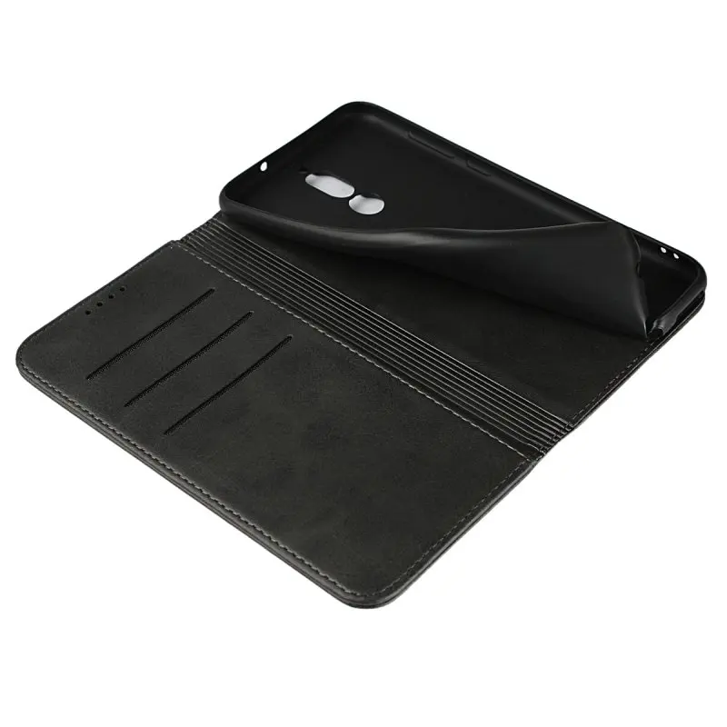 

For Huawei Mate 10 Lite Magnetic Cases Genuine Leather Cover Wallet Flip Soft Inner Back Cover For Mate10 Lite Phone Accessory