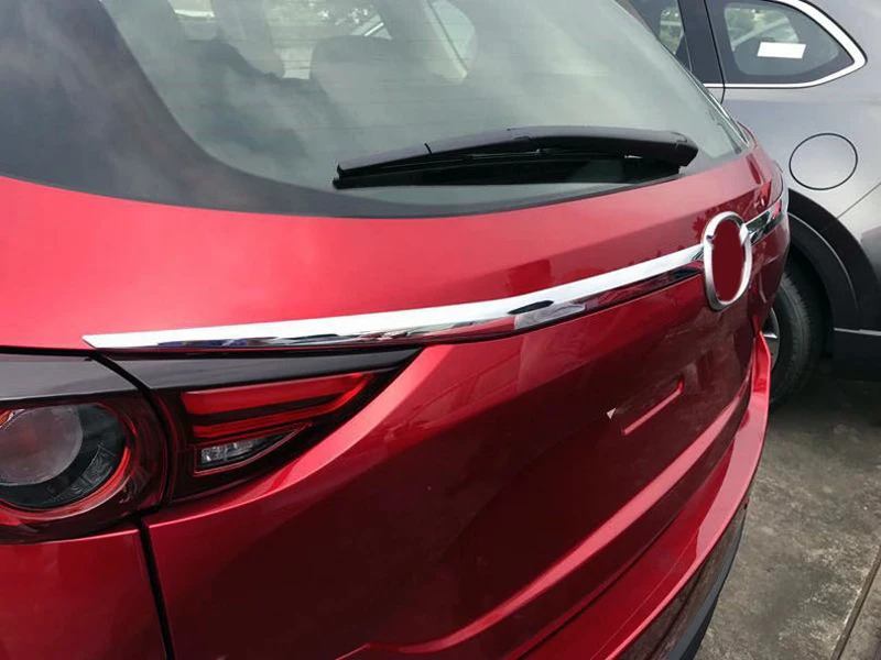 Автомобиль-Стайлинг Интимные аксессуары для Mazda CX-5 CX5 ABS Chrome задний багажник крышка отделка 2 шт