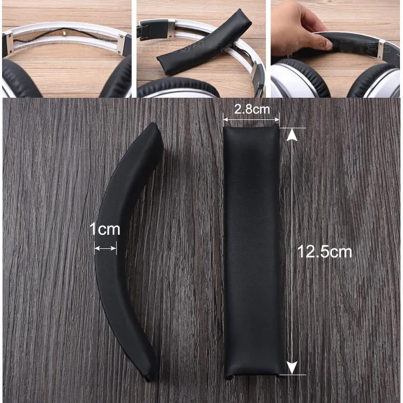 Мягкие накладки для наушников 1 шт. кожаные из губки головных уборов головные