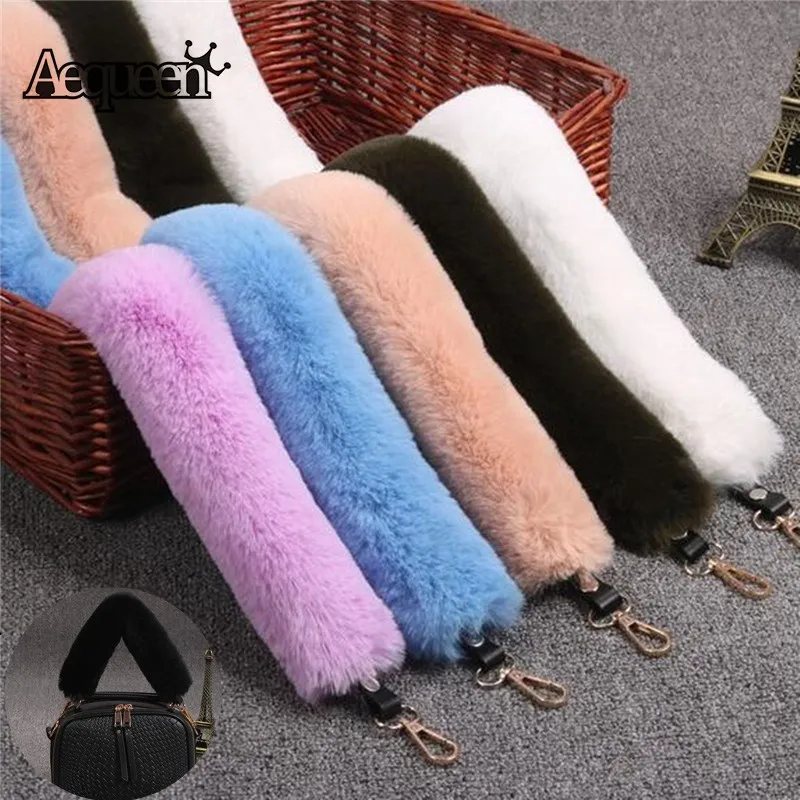 Сменная сумка aekeen для кошелька 120/100/40 см меховая на ремне аксессуары сумок