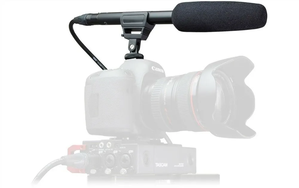 Конденсаторный микрофон Tascam для камеры видеосъемки интервью микропленки запись