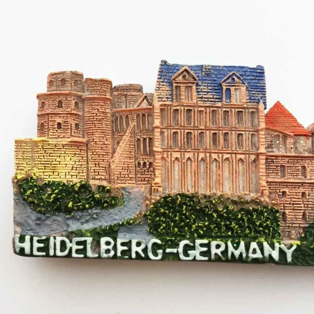 BABELEMI 3D знаменитый памятник Германия Heidelberg замок холодильник стикер магнит на