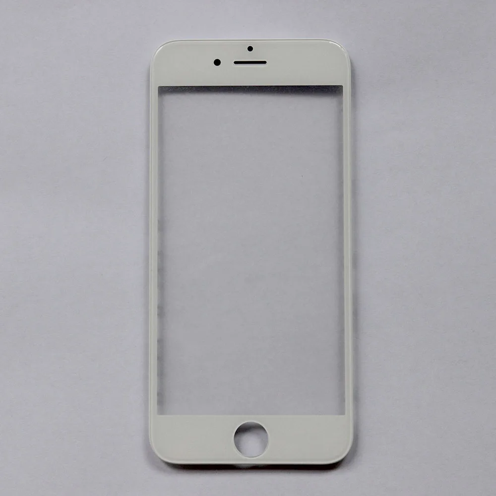 10 шт./лот комплекты передних внешних стеклянных линз для iPhone 6 передняя крышка с