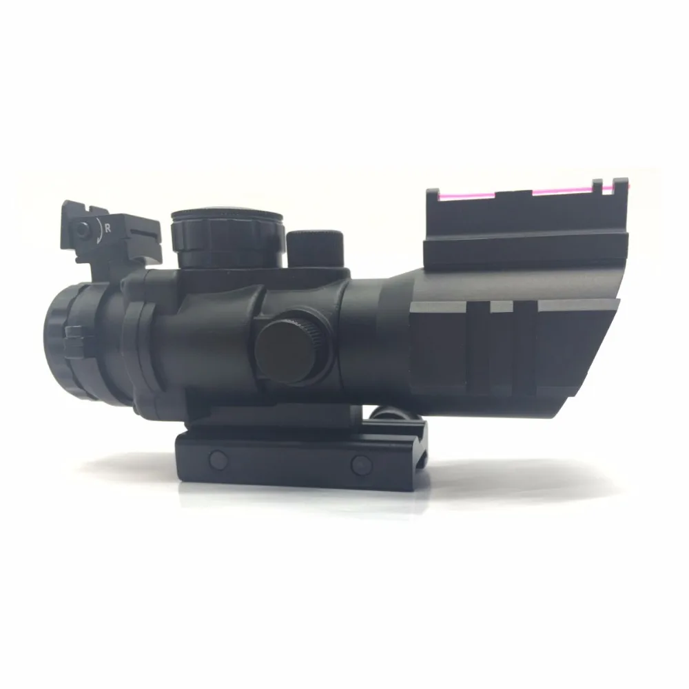 Тактический прицел для охотничьего ружья снайперская лупа 4x32 Acog 20 мм|Оптические