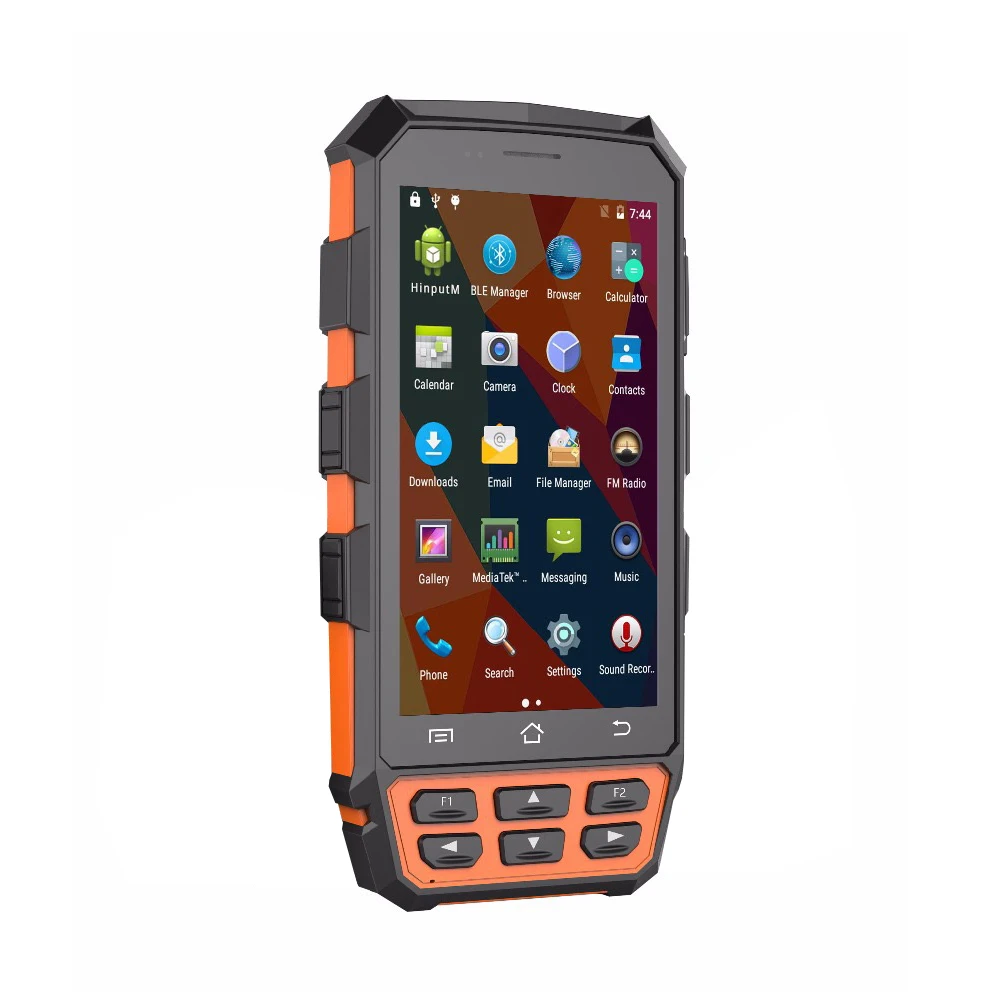 IP65 Открытый Новый портативный КПК android 7 0 1D 2D сканер штрих кодов отпечатков