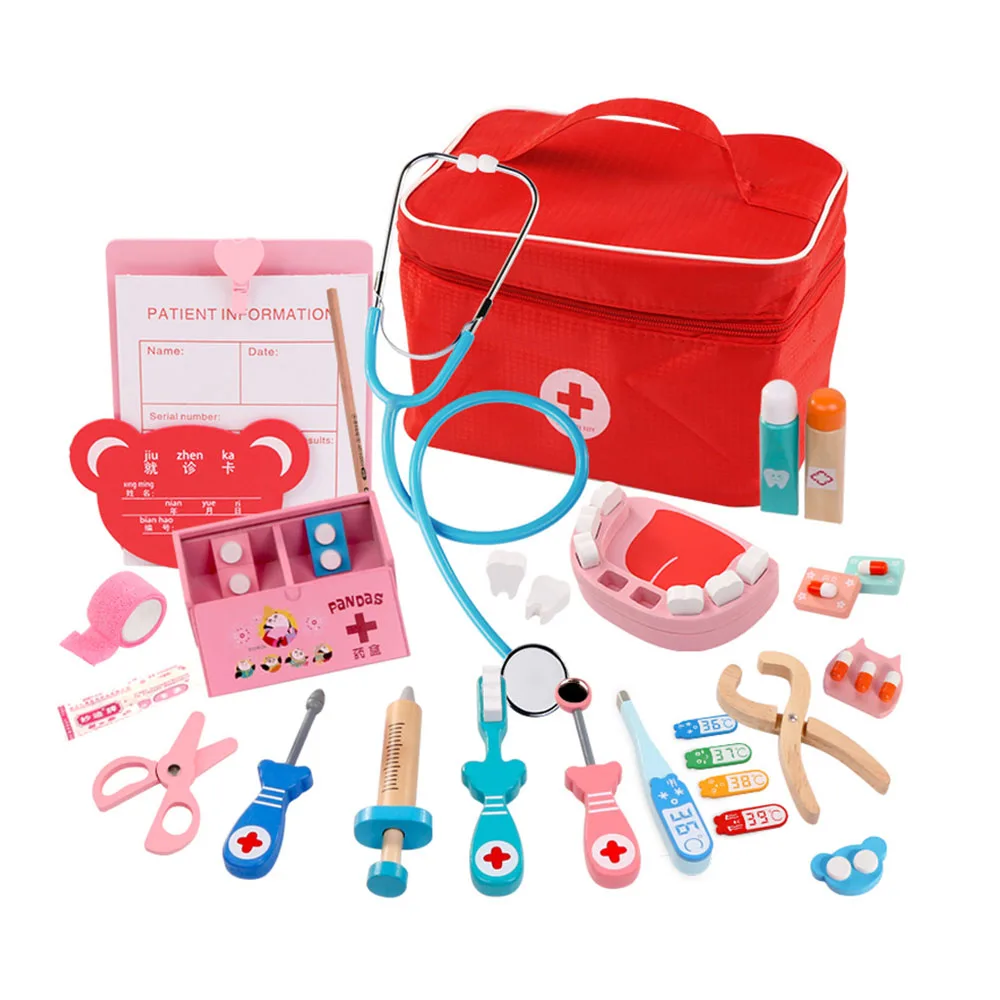 Детский набор игрушек Доктор детские игрушки для ролевых игр портативный
