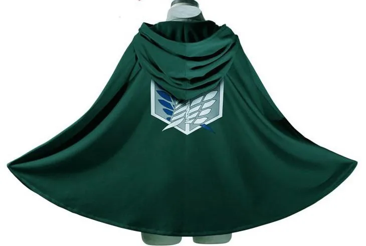 Cloak Куртка «атака на Титанов», плащ Shingeki no Kyojin Legion, костюмы для косплея, куртка с вышивкой, пальто, плащ, кожаный фартук - Цвет: Cloak