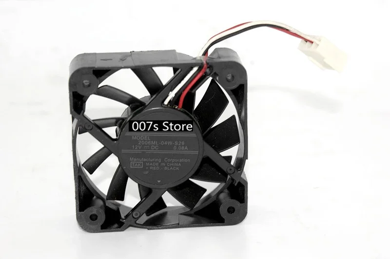 Новый вентилятор охлаждения радиатора для NMB 5015 2006ML 04W S29 5 см DC 12 В 0.08A 2 шт. 0 96 Вт