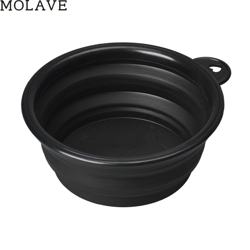 MOLAVE Happy Gifts собака кошка домашнее животное силиконовый складной миска для