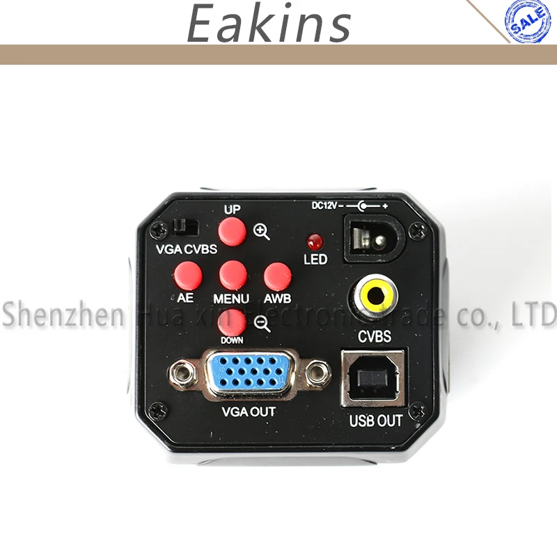 1/3 &quot2.0MP HD промышленные цифровые электронные фотообои VGA CVBS USB AV TV выходы + 100X зум