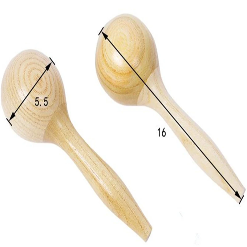 Детская деревянная погремушка Maraca 6 шт./Лот детская цветная Песочная шариковая