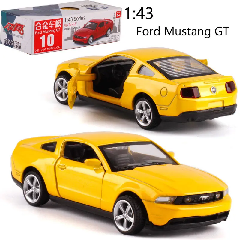 Модель автомобиля CAIPO 1:43 Ford Mustang GT из сплава литой металлический автомобиль для