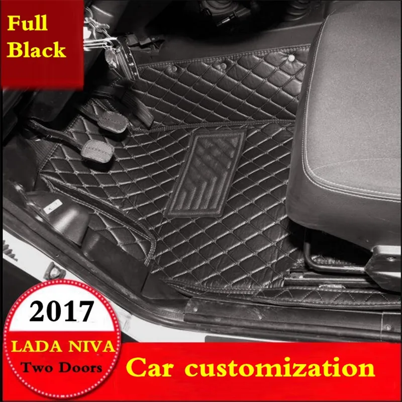 Подходит для 3D автомобильные коврики для Toyota Land Cruiser 100 200 Водонепроницаемый кожа Коврики авто-Стайлинг интерьер автомобильный коврик