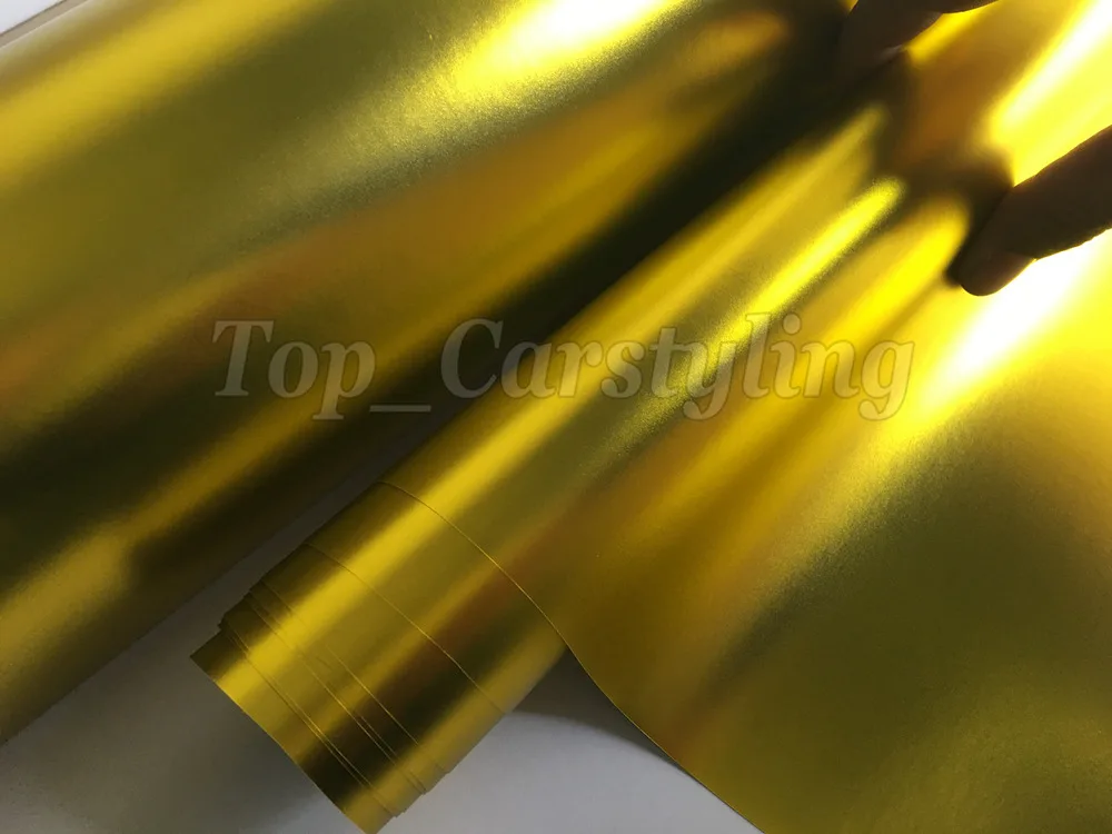 Роскошный атласный хромированный золотистый чехол для автомобиля с воздушным
