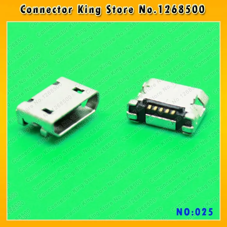 ChengHaoRan 100 шт. смартфон планшетный ПК 5 контактный Micro USB разъем для зарядки Huawei/Coolpad