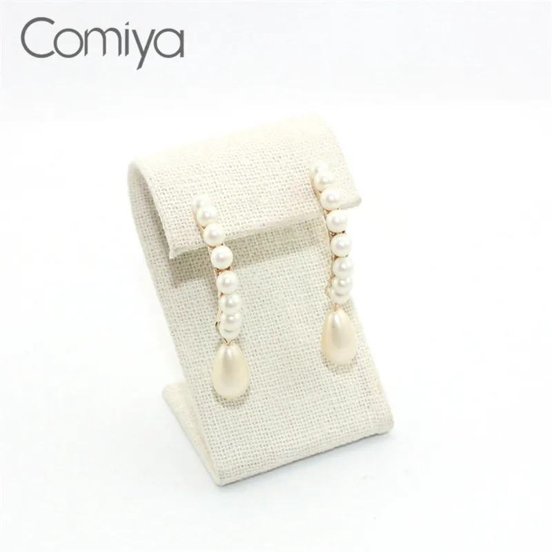 Женские серьги подвески Comiya брендовые с акриловым жемчугом сережки Aliexpress Orecchini