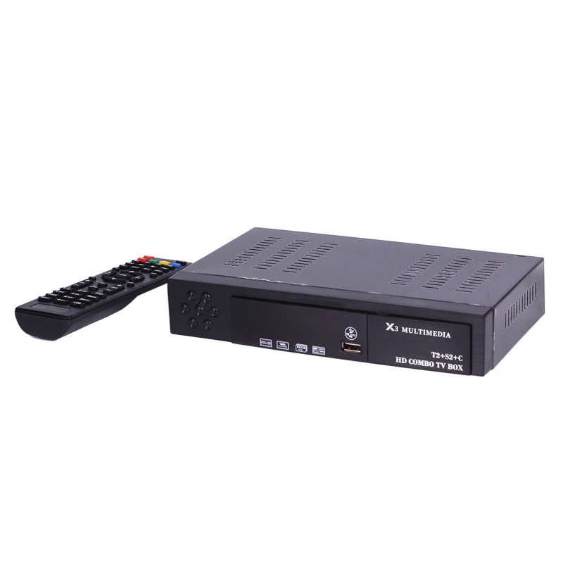X3 HD цифровой ТВ приемник DVBS2/DVBT2/DVBC комбо ТВ приставка Поддержка Cccam/Newcam спутниковый ресивер H.264 телеприставка