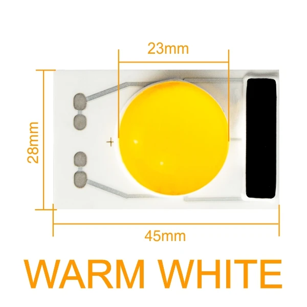 Warm White Светодиодный чип COB 20 Вт 30 Вт 50 Вт 220 В умный IC светодиодный светильник с керамической пластиной для DIY прожектор холодный белый теплый белый день белый - Испускаемый цвет: Warm White