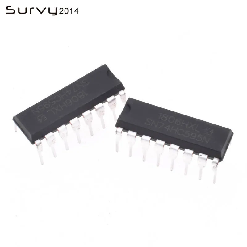10 шт. SN74HC595N DIP16 SN74HC595 DIP 74HC595N 74HC595 Новый IC | Электронные компоненты и принадлежности