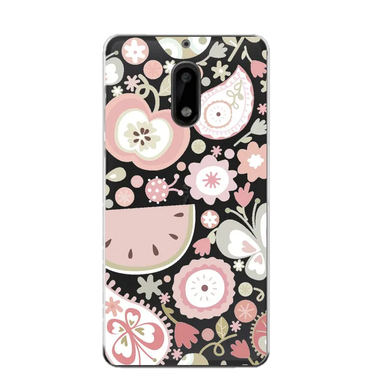 Banana Lip Soft Clear TPU Phone Case For Nokia3 5 6 8 N540 N640 N535 N830 Fundas Coque Watermelon Printed Cover Free Shipping | Мобильные