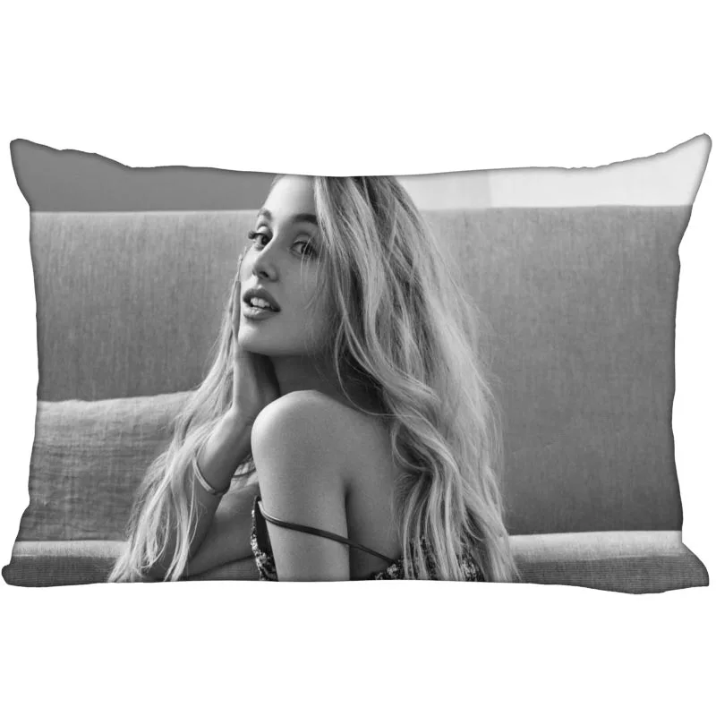 Пользовательские Ариана Гранде прямоугольник подушка чехол на молнии dakimakura Классическая Подушка Чехол размером 35 х 45 см DIY подарок - Цвет: 21