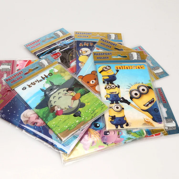 2D дизайн новый крутой мультфильм паспорта держатели для мальчика Мужчины