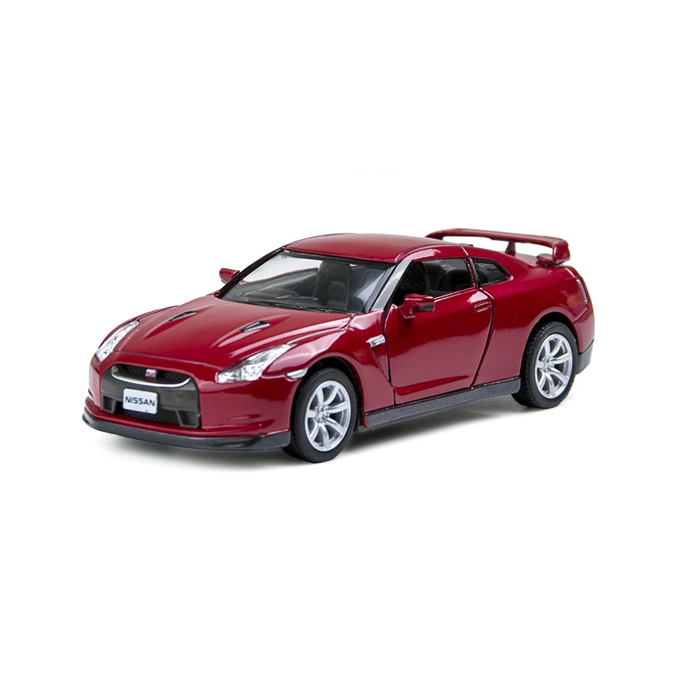 GTR R35 1/36 2 открыть двери сплава Модель автомобиля спортивный автомобиль литья под