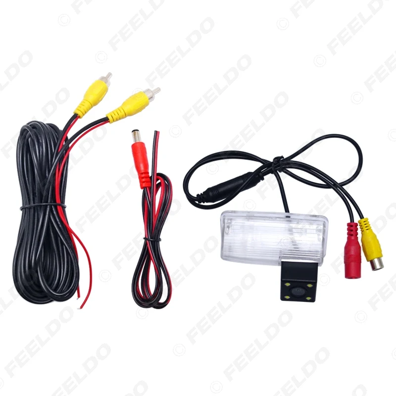 FEELDO 1 шт. Автомобильная камера заднего вида со светодиодной подсветкой для Toyota