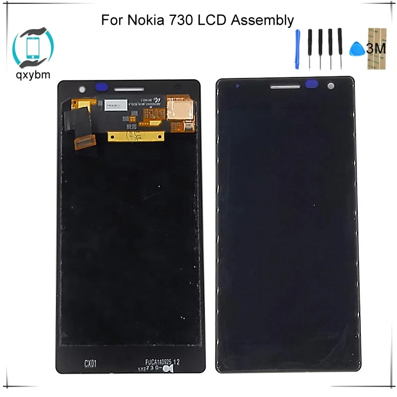 4 7 дюймовый ЖК дисплей для Nokia Lumia 730 кодирующий преобразователь сенсорного экрана