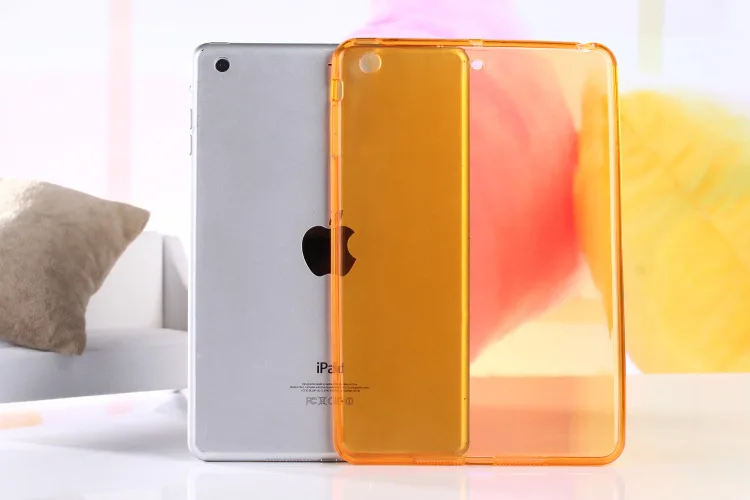 Силиконовая тонкая мягкая Задняя накладка чехла из ТПУ для Apple iPad Air 1 2 легкий