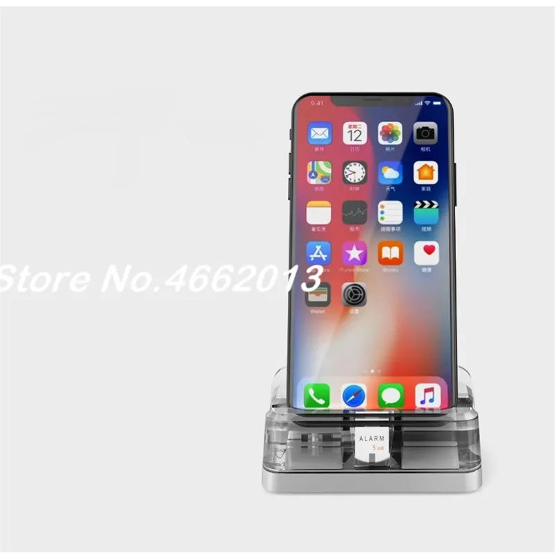 Акриловая подставка для телефона iphone держатель зарядки samsung Противоугонная
