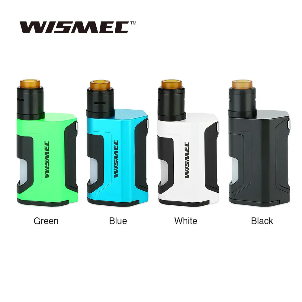 Оригинальный WISMEC Luxotic DF Box 200 Вт TC комплект с гильотинной V2 RDA и 7 мл бутылка Макс